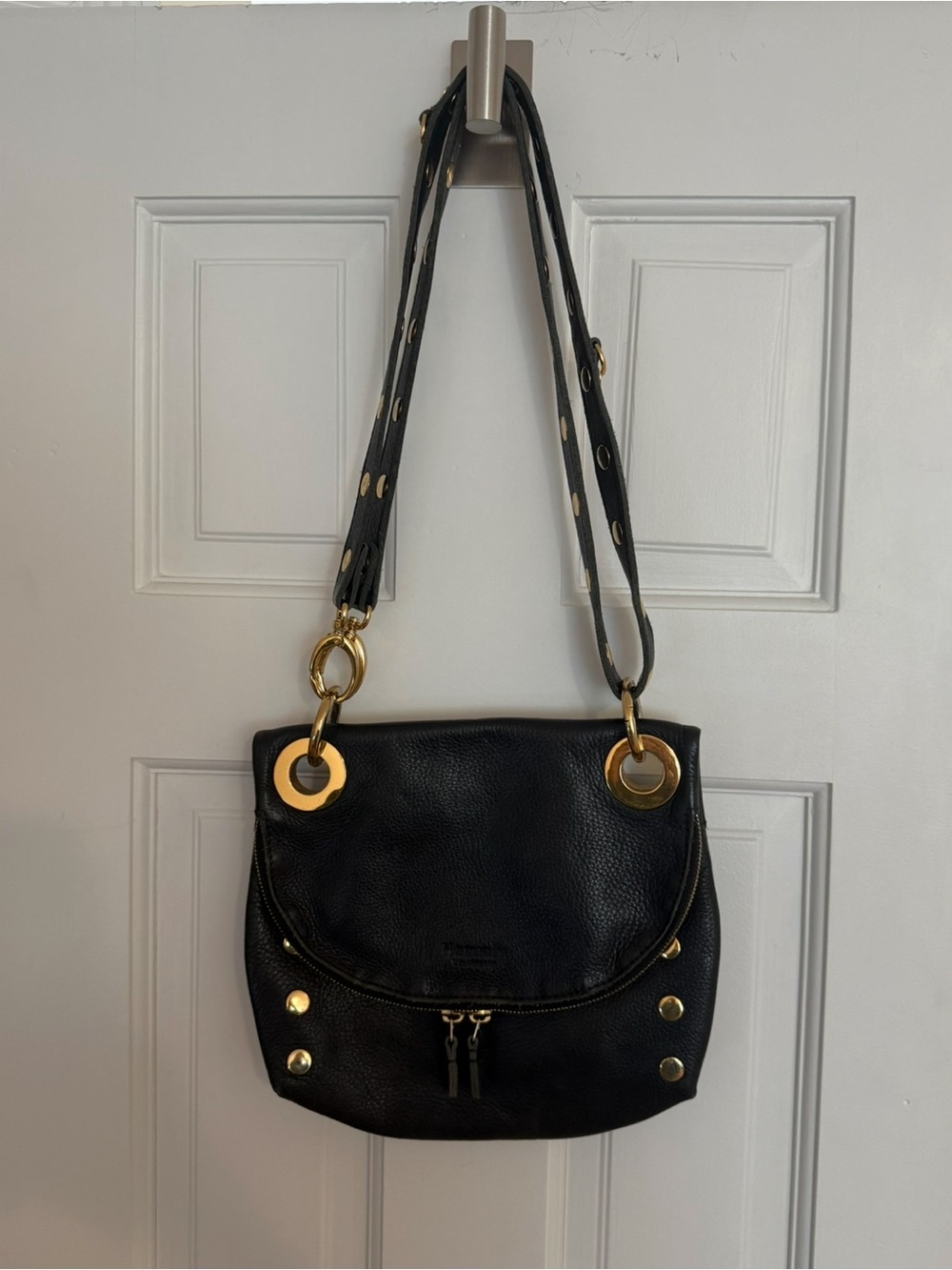 Hammitt Corey Shoulder Bag with Gold Hardware